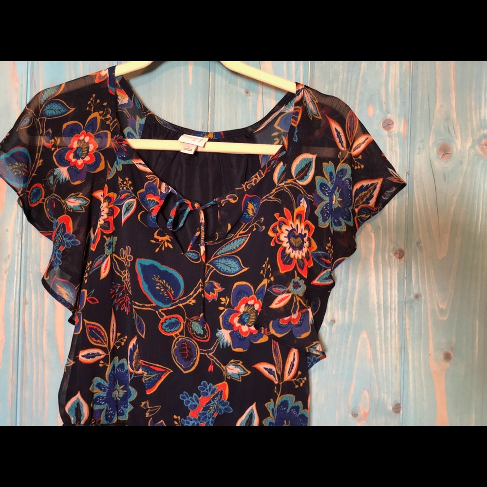 Paisley blue dress! - Picture 3 of 5